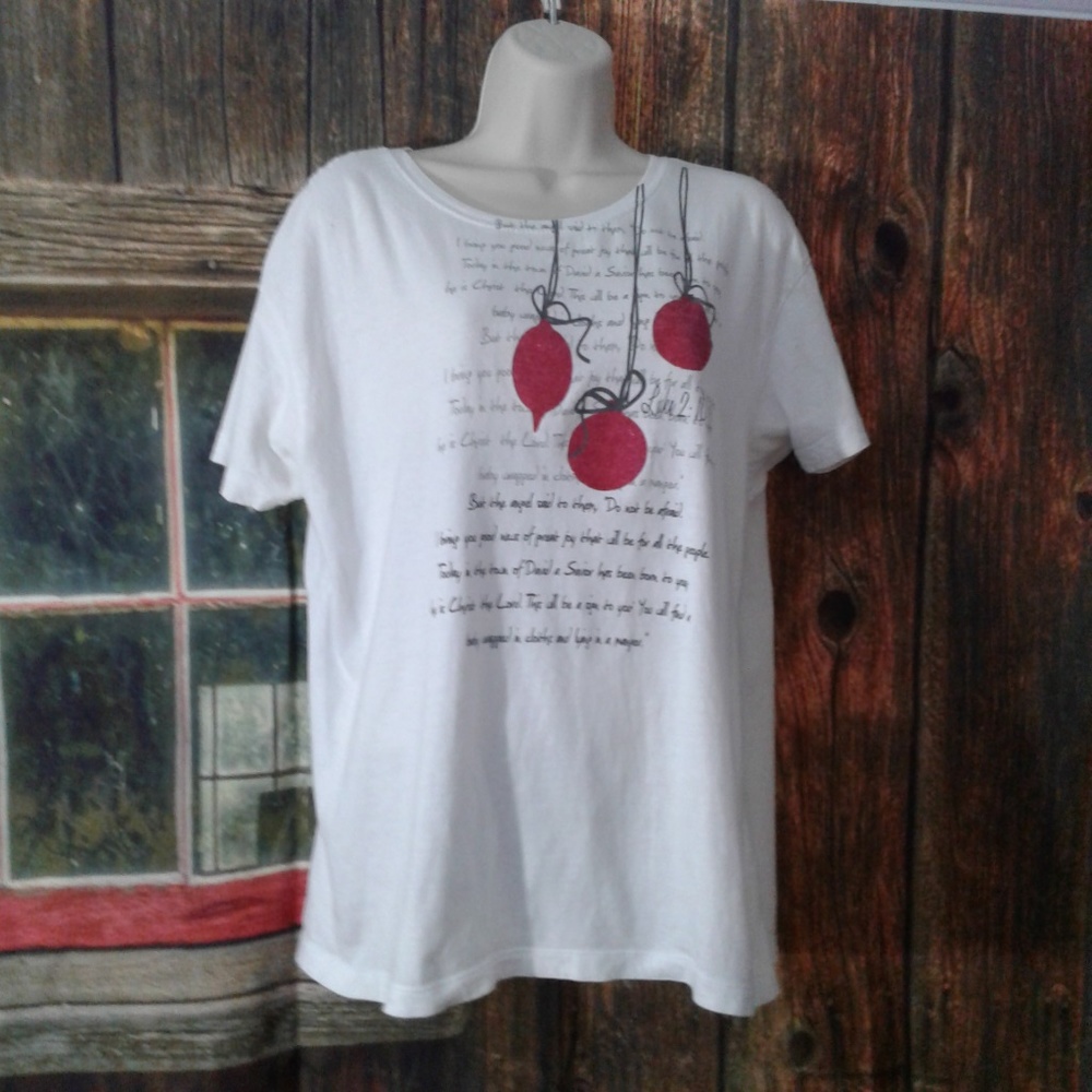 Women's Christmas T-Shirt Size X-Large